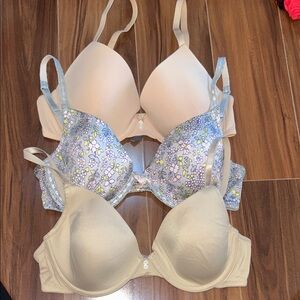 34C Aerie Katie lightly lined bra set
